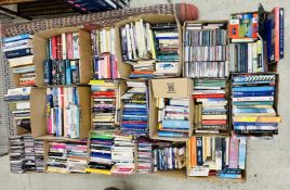 15 X BOXES CONTAINING AN EXTENSIVE GROUP OF ASSORTED BOOKS TO INCLUDE FICTION,