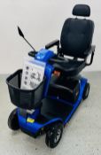 PRIDE COLT DELAY 2.0 MOBILITY SCOOTER WITH KEY, CHARGER AND INSTRUCTIONS - SOLD AS SEEN.