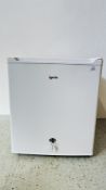 AN IGENIX LOCKABLE TABLE TOP FREEZER - SOLD AS SEEN.