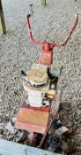 VINTAGE MOUNTFIELD 3.5HP CULTIVATOR WITH BLADES AND ORIGINAL PAPERWORK - SOLD AS SEEN.