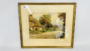 DOROTHY F. SWEET (MEMBER OF S.W.A.) FRAMED & GLAZED WATERCOLOUR OF SUTTON 1917.