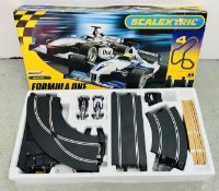 BOXED SCALEXTRIC FORMULA ONE - NOT GUARANTEED COMPLETE.
