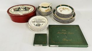 18 PIECES OF KELTCRAFT DINNER WARE DESIGNED BY NORITAKE + A BOXED SET OF 6 