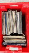 BOX OF ASSORTED RECORDS INCLUDING EAGLES, CHRIS REA, ABBA, ELECTRIC LIGHT ORCHESTRA,