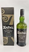 70CL ARDBEG AN OA THE ULTIMATE ISLAY SINGLE MALT SCOTCH WHISKY TEN YEAR IN ORIGINAL PRESENTATION
