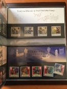 STAMPS: BOX WITH GB FIRST DAY COVERS AND PRESENTATION PACKS (32) IN ROYAL MAIL ALBUMS,