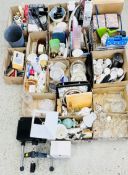 18 BOXES OF ASSORTED HOUSEHOLD SUNDRIES TO INCLUDE CHINA AND DINNER WARE WITH ROYAL DOULTON