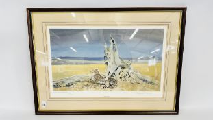 A FRAMED AND MOUNTED LIMITED EDITION PRINT TITLED 