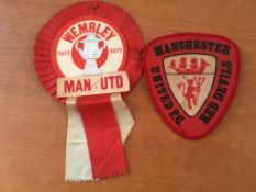 FOOTBALL MEMORABILIA: MANCHESTER UNITED 1977 F.A.