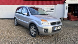 2006 FORD FUSION + 5 DOOR HATCHBACK 1388CC PETROL, FIRST REGISTERED 17/03/2006 VRM - DU06 DZK,