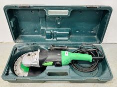 HITACHI G23 SR 2000W ANGLE GRINDER / CUTTER IN CARRY CASE FITTED WITH A 9 INCH CONCRETE CUTTING