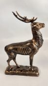 (R) CAST DEER ON BASE FIGURE.