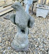 A STONEWORK EAGLE ORNAMENT, H 60CM.