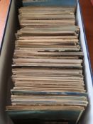 POSTCARDS: BOX OF MIXED MAINLY OLDER CARDS.