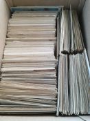 POSTCARDS: BOX OF MIXED MAINLY OLDER CARDS.