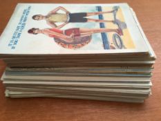 POSTCARDS: PACKET OF COMIC CARDS, EARLY TO c1970s. (APPROX 100).