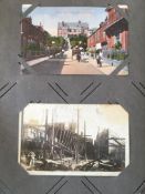 POSTCARDS: ALBUM WITH A COLLECTION MAINLY NORFOLK,