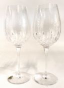 A PAIR OF WATERFORD CRYSTAL 