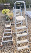 ALUMINIUM COMBINATION EXTENDING LADDER,