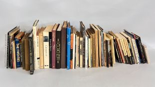 TWO BOXES CONTAINING A GROUP OF REFERENCE BOOKS RELATED TO ART, PHOTOGRAPHY AND ARCHITECTURE ETC.