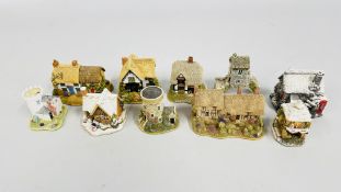 10 X LILLIPUT LANE COTTAGES TO INCLUDE ANN HATHAWAY''S, TWO'S COMPANY & THE JEWELLERY BOX EXAMPLES.
