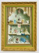 DEBORAH JONES (BRITISH 1912 - 2012): GILT FRAMED TROMPE L'OEIL OIL PAINTING TITLED 