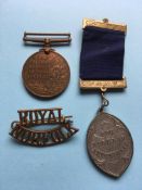 MEDALS: SPECIAL CONSTABULARY FAITHFUL SERVICE MEDAL KG6 (NO RIBBON) NAMED TO EDWARD WYER ALSO ROYAL