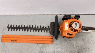 STIHL HS 45 PETROL DRIVEN HEDGE TRIMMER.