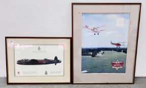 A FRAMED LIMITED EDITION PRINT 172/300 TITLED D.H.