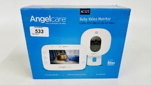 ANGELCARE BABY VIDEO MONITOR BOXED - SOLD AS SEEN.