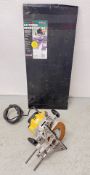 DEWALT DW624 HEAVY DUTY PLUNGE ROUTER PLUS CRAFT PRO 650MM KITCHEN WORK TOP ROUTER JIG - SOLD AS