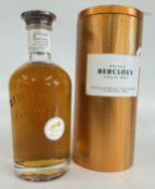 70CL BERCLOUX SINGLE MALT WHISKY IN ORIGINAL PRESENTATION TIN.