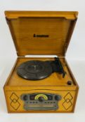STEEPLETONE TURNTABLE MODEL: CHICHESTER 11 SMO 9192-142 - SOLD AS SEEN.