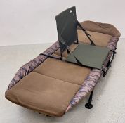 SKILLS FOLDING FISHING BED AND NASH BED CHAIR.