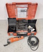 FEIN MULTI TOOL CASED WITH ACCESSORIES - SOLD AS SEEN.