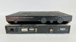 MICROMEGA MINIUM FM TUNER (NO CABLE) AND MUSIC FIDELITY A1 AMP (COLLECTORS ITEMS ONLY) - SOLD AS