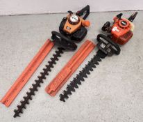 TWO PETROL HEDGE TRIMMERS TO INCLUDE ECHO HC-150 AND TANAKA THT-210.