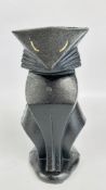 (R) ART DECO CAT DOORSTOP.