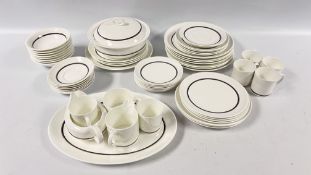 A QUANTITY OF WEDGWOOD SUSIE COOPER DESIGN CHARISMA BONE CHINA DINNERWARE, 57 PIECE (1 CUP A/F).