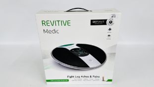 A REVITIVE MEDIC CIRCULATION BOOSTER (BOXED) - SOLD AS SEEN.