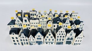 28 KLM DELFT MINIATURE HOUSES.