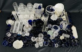 AN EXTENSIVE GROUP OF ASSORTED DRESSING TABLE JARS,