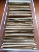 POSTCARDS: PLASTIC TUB MIXED POSTCARDS, SOME TRANSPORT RELATED,