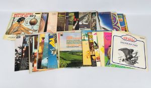 BOX OF ASSORTED RECORDS TO INCLUDE CARPENTER'S, QUEEN, ELTON JOHN, ELVIS, CAPTAIN FANTASTIC ETC.