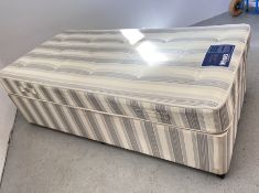 MYERS HEALTH MASTER SINGLE DIVAN BED.