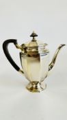 AN ANTIQUE SILVER TEAPOT, SHEFFIELD 1930, MAKER MAPPIN & WEBB LTD, H 17CM.