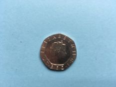 COINS: UK 2008 UNDATED 20p 'MULE'.