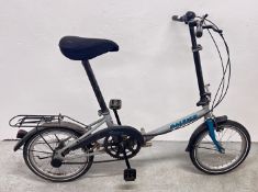A RALEIGH FOLDING CITY BICYCLE.