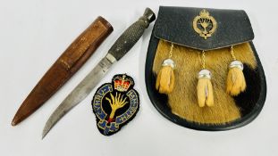 A WELSH GUARDS SPOREN,