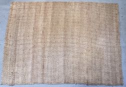 DUNELM NATURAL JUTE BORDER HALL RUNNER, 230CM X 60CM PLUS DUNELM NATURAL CHUNKY JUT CARPET,